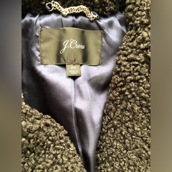 J Crew Teddy Sherpa Coat - Picture 3 of 6